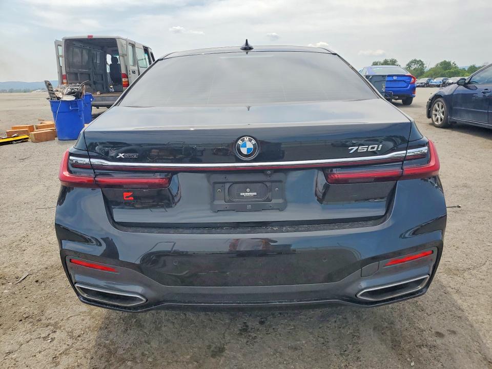 2022 BMW 7er VIN WBA7U2C02NCJ34070 COPART salvage auction — FRONT END, Pa - Certificate Of Salvage, sold $10,500 on 2026-08-07 (photo 6)