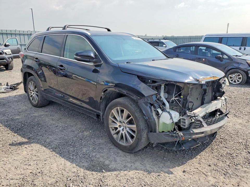 2015 Toyota Highlander VIN 5TDJKRFH8FS193052 COPART salvage auction — FRONT END, On - Permit Salvage, sold $4,100 on 2026-07-28 (photo 4)