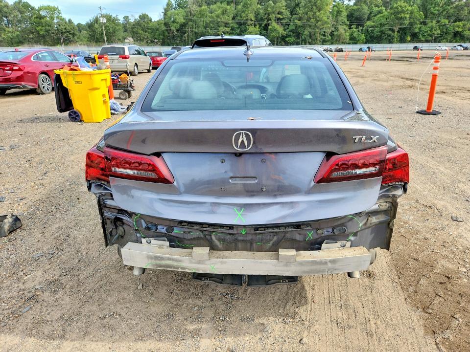 2017 Acura Tlx VIN 19UUB1F38HA000340 COPART salvage auction — REAR END, LA - CERT OF TITLE-SALVAGE, sold $3,750 on 2026-07-31 (photo 6)