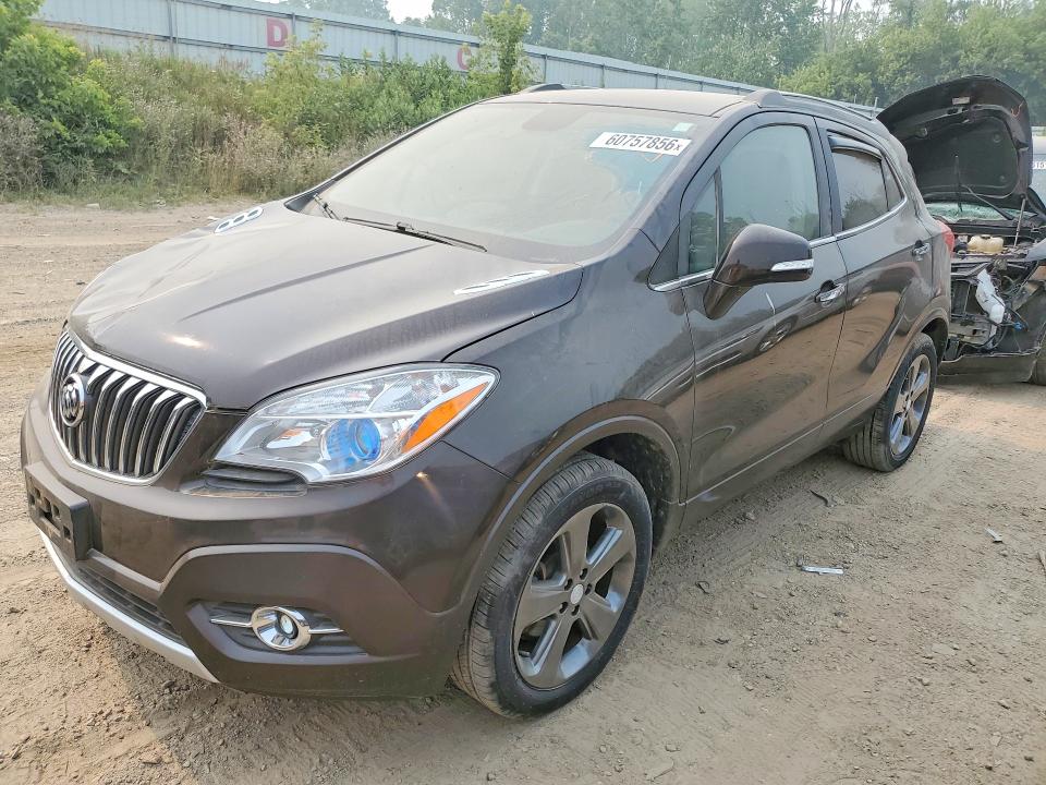 2014 Buick Encore VIN KL4CJFSB5EB541580 COPART salvage auction — FRONT END, MI - CERTIFICATE OF TITLE, sold $800 on 2026-07-29 (photo 1)