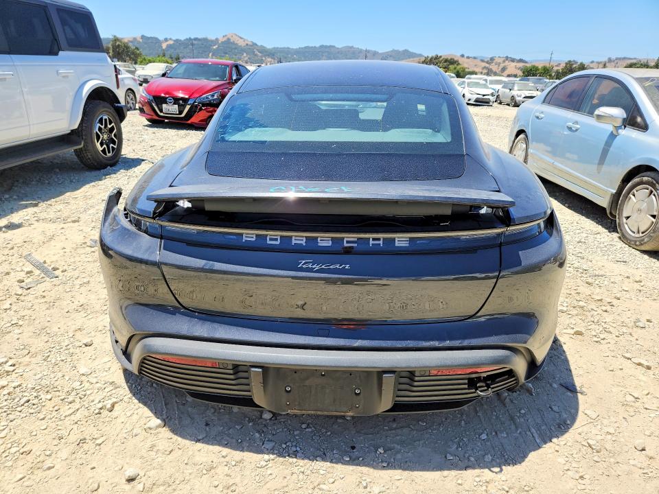 2021 Porsche Taycan VIN WP0AA2Y10MSA17971 COPART salvage auction — REAR END, Ca - Salvage Certificate, sold $15,000 on 2026-07-28 (photo 6)