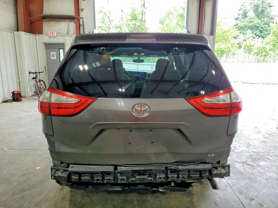 2015 Toyota Sienna VIN 5TDKK3DC2FS622968 COPART salvage auction — REAR END, Ny - Mv-907A Salvage Certificate, sold $1,350 on 2026-07-13 (photo 6)