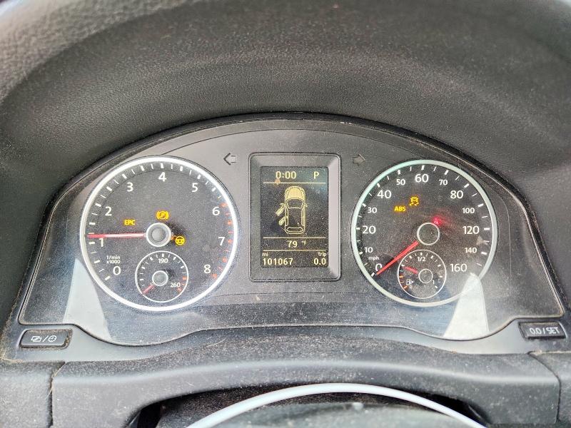 2013 Volkswagen Tiguan VIN WVGAV3AX7DW592000 COPART salvage auction — MECHANICAL, Oh - Cert Of Title-Flood History, sold $225 on 2026-08-04 (photo 9)