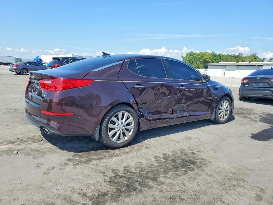 2015 Kia Optima VIN 5XXGN4A73FG485101 COPART salvage auction — SIDE, Salvage Title, sold $925 on 2026-07-22 (photo 3)