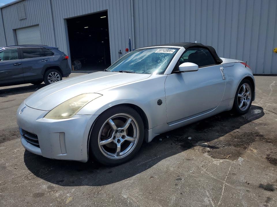 2006 Nissan 350z VIN JN1AZ36A66M453104 COPART salvage auction — SIDE, Fl - Certificate Of Title, sold $1,150 on 2026-07-15 (photo 1)