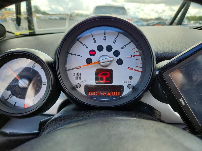 2011 Mini Cooper VIN WMWZP3C5XBTX82656 COPART salvage auction — FRONT END, NY - MV-907A SALVAGE CERTIFICATE, sold $375 on 2026-08-14 (photo 9)