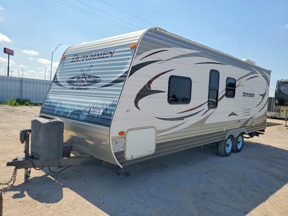 2014 Dutchmen Camper VIN 47CTDEN28ET212979 COPART salvage auction — HAIL, NE - CERT OF TITLE-SALVAGE, sold $350 on 2026-07-30 (photo 1)