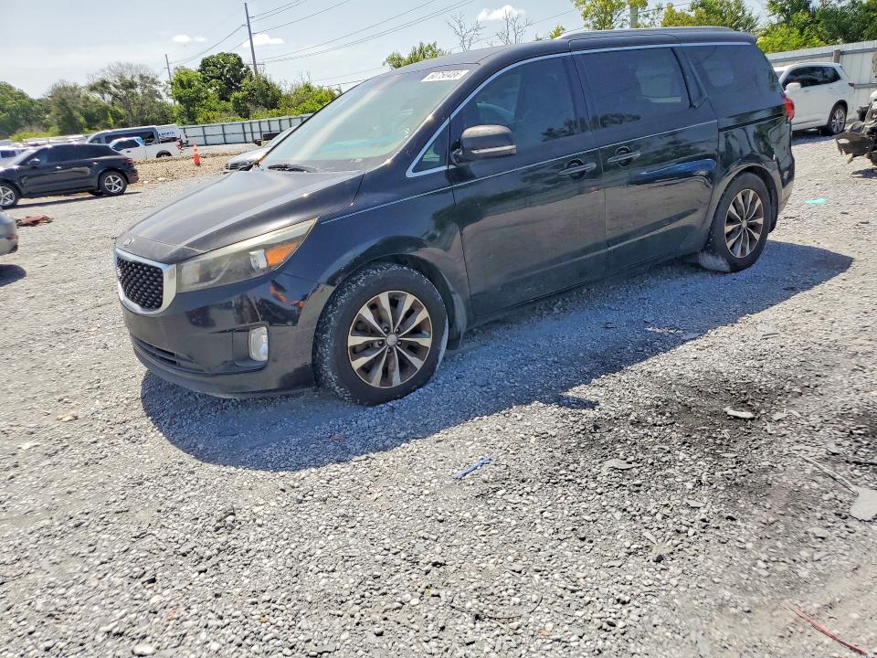 2016 Kia SEDONA VIN KNDMC5C1XG6145936 COPART salvage auction — NORMAL WEAR, Fl - Certificate Of Title, sold $875 on 2026-07-25 (photo 1)