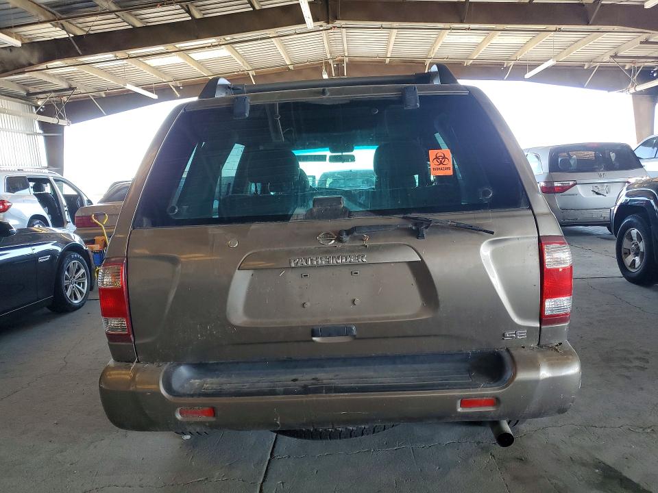 2002 Nissan Pathfinder VIN JN8DR09YX2W743267 COPART salvage auction — REAR END, CA - SALVAGE CERTIFICATE, sold $525 on 2026-07-23 (photo 6)