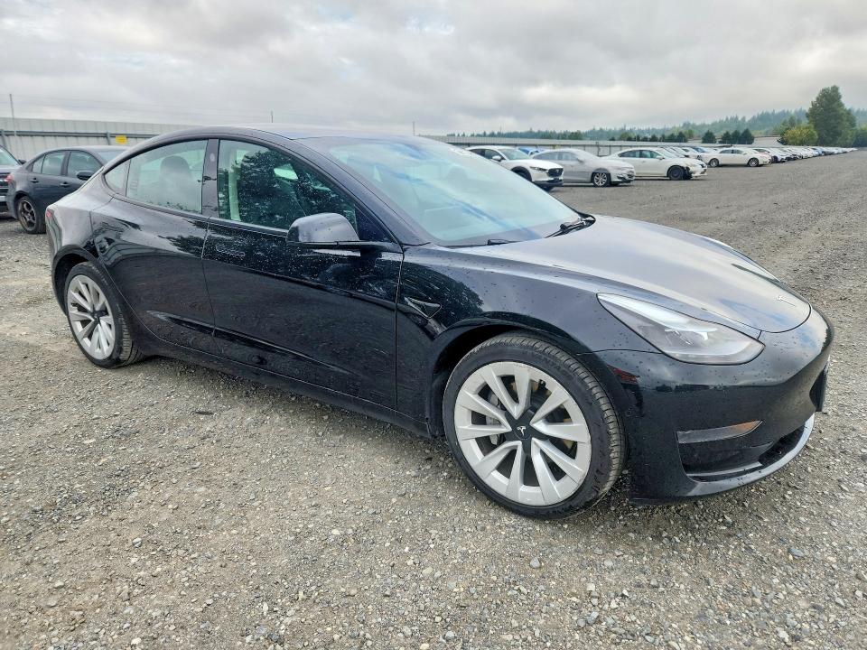 2022 Tesla Model 3 VIN 5YJ3E1EAXNF289614 COPART salvage auction — UNDERCARRIAGE, WA - VEHICLE CERT OF OWNERSHIP-TITL, sold $6,600 on 2026-07-27 (photo 4)