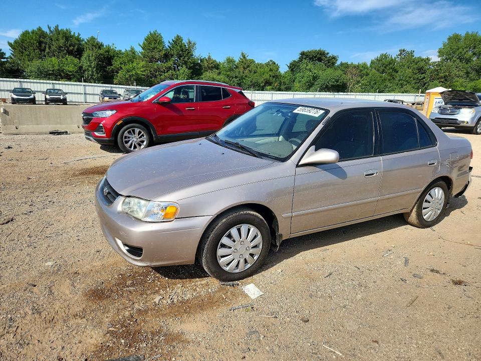 2001 Toyota Corolla VIN 1NXBR12E91Z529465 COPART salvage auction — REAR END, Il - Salvage Certificate, sold $250 on 2026-07-30 (photo 1)