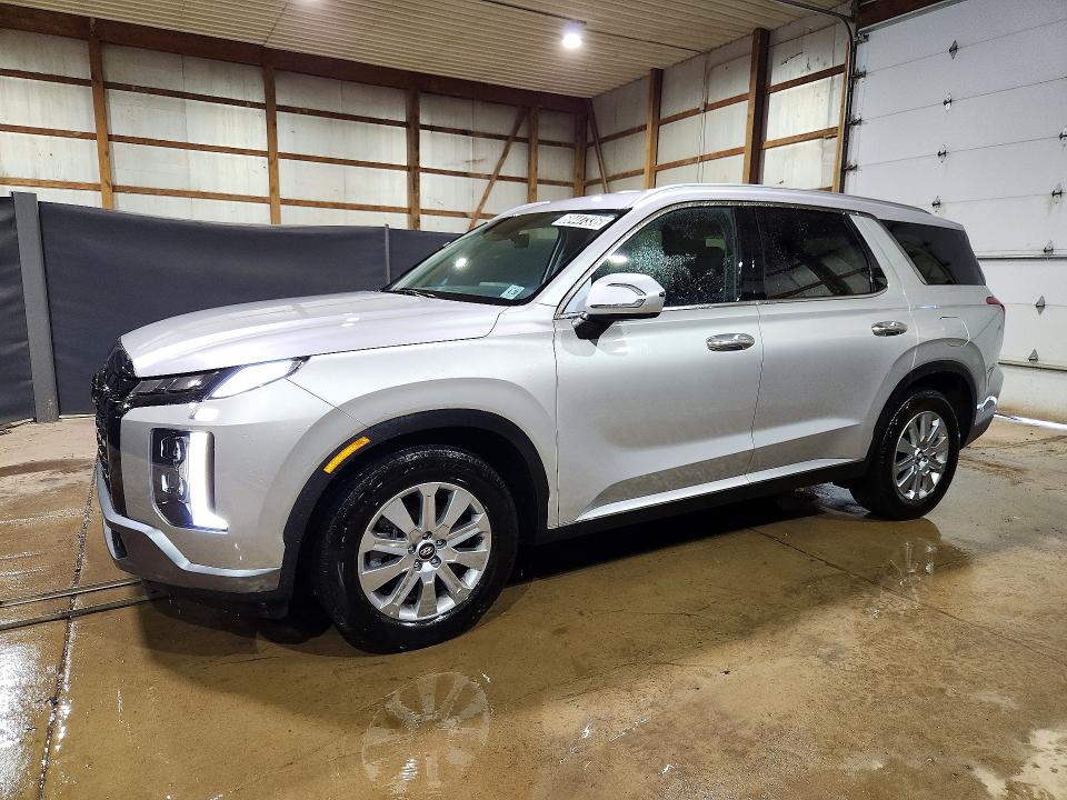 2025 Hyundai Palisade VIN KM8R2DGE4SU922692 COPART salvage auction — HAIL, OH - CERTIFICATE OF TITLE (P), sold $24,300 on 2026-07-20 (photo 1)