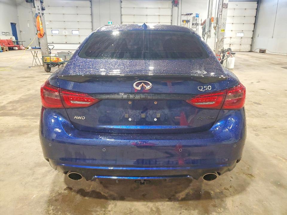 2023 Infiniti Q50 VIN JN1EV7CR9PM542956 COPART salvage auction — FRONT END, NS - CERT OF REGISTRATION, sold $275 on 2026-07-23 (photo 6)