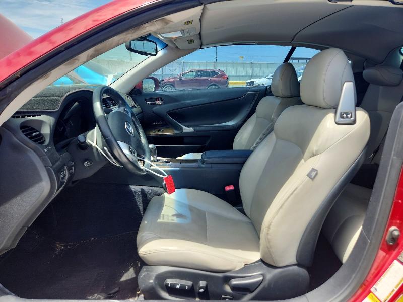 2012 Lexus VIN JTHFF2C21C2522886 COPART salvage auction — MECHANICAL, Tx - Salvage Vehicle Title, sold $625 on 2026-07-28 (photo 7)