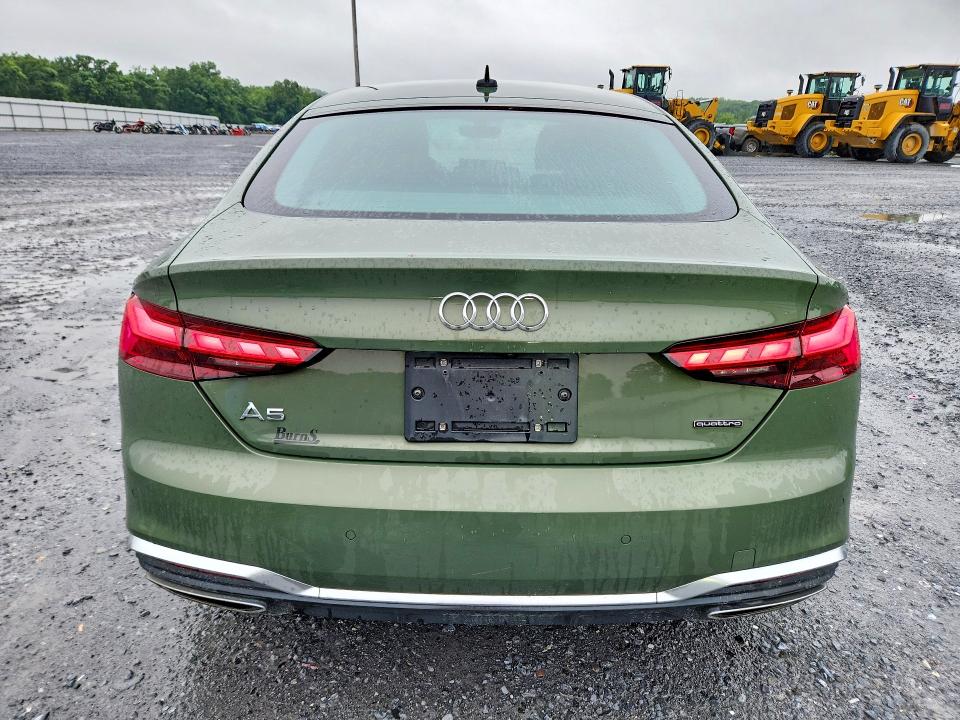 2024 Audi A5 VIN WAUFACF56RA019958 COPART salvage auction — FRONT END, Nc - Salvage Certificate Of Title, sold $14,800 on 2026-08-19 (photo 6)