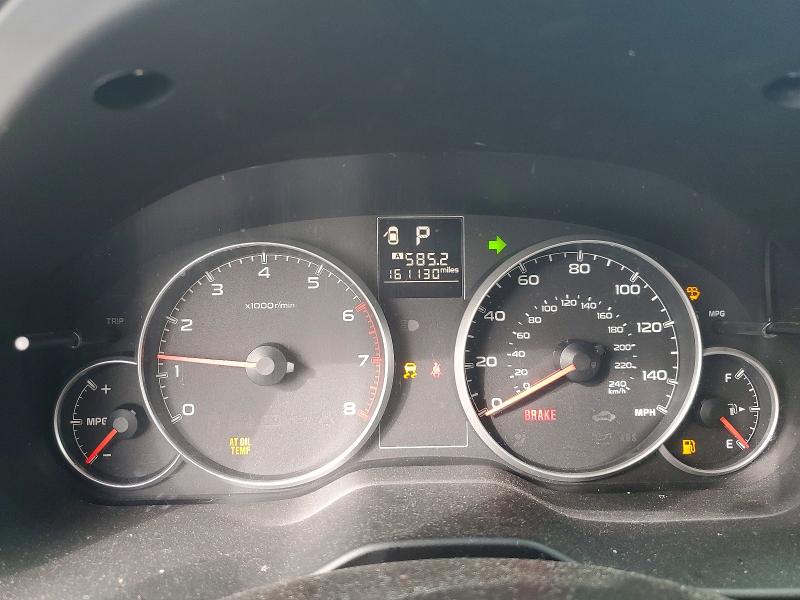 2014 Subaru Outback VIN 4S4BRBCC0E3312305 COPART salvage auction — FRONT END, Md - Cert Of Salvage < 75% Damage, sold $725 on 2026-07-27 (photo 9)