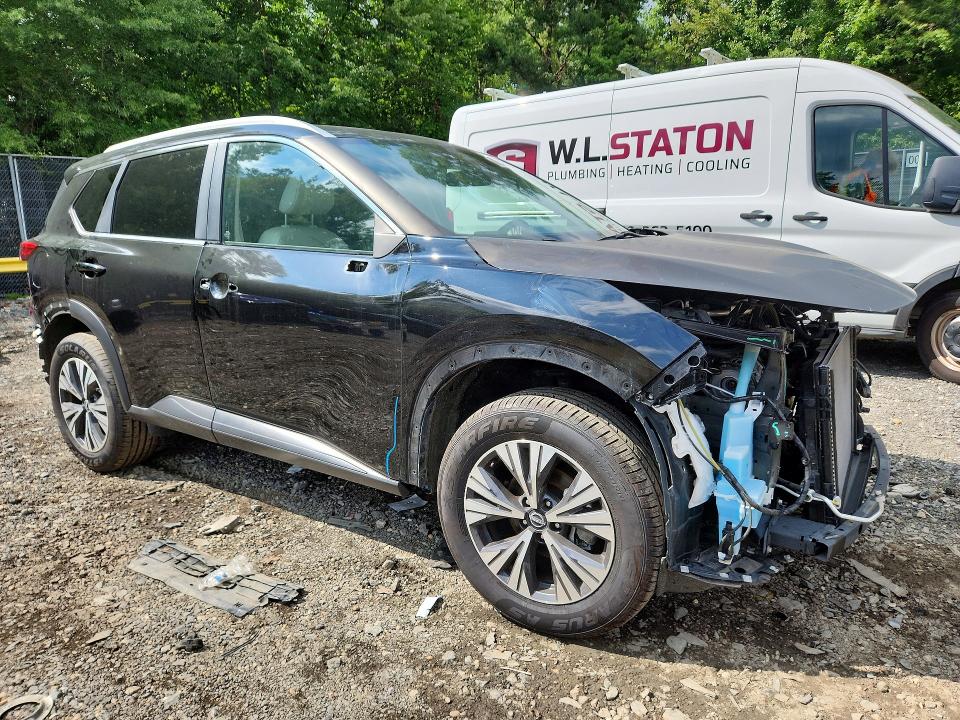 2023 Nissan Rogue VIN JN8BT3BB9PW498260 COPART salvage auction — FRONT END, Md - Cert Of Salvage > 75% Damage, sold $4,900 on 2026-07-28 (photo 4)