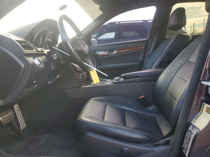 2011 Mercedes-benz C class VIN WDDGF5EB4BA445459 COPART salvage auction — FRONT END, CA - SALVAGE CERTIFICATE, sold $575 on 2026-07-29 (photo 7)