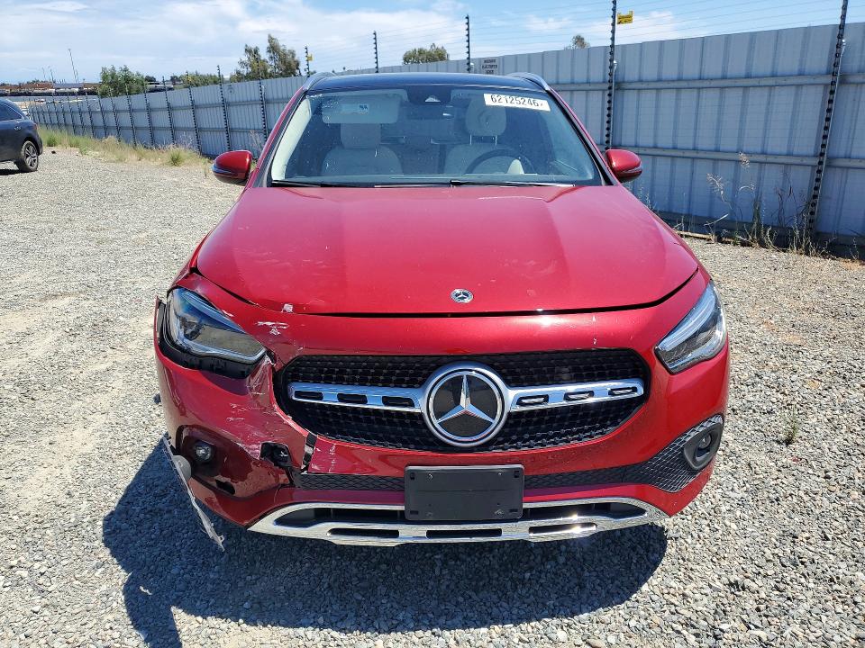 2022 Mercedes-benz Gla-klasse VIN W1N4N4GB0NJ329941 COPART salvage auction — FRONT END, Ca - Salvage Certificate, sold $7,700 on 2026-08-13 (photo 5)