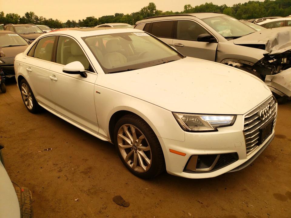 2019 Audi A4 VIN WAUDNAF4XKA113550 COPART salvage auction — ROOF, CT - CERT OF TITLE-SALVAGE, sold $1,000 on 2026-07-21 (photo 4)