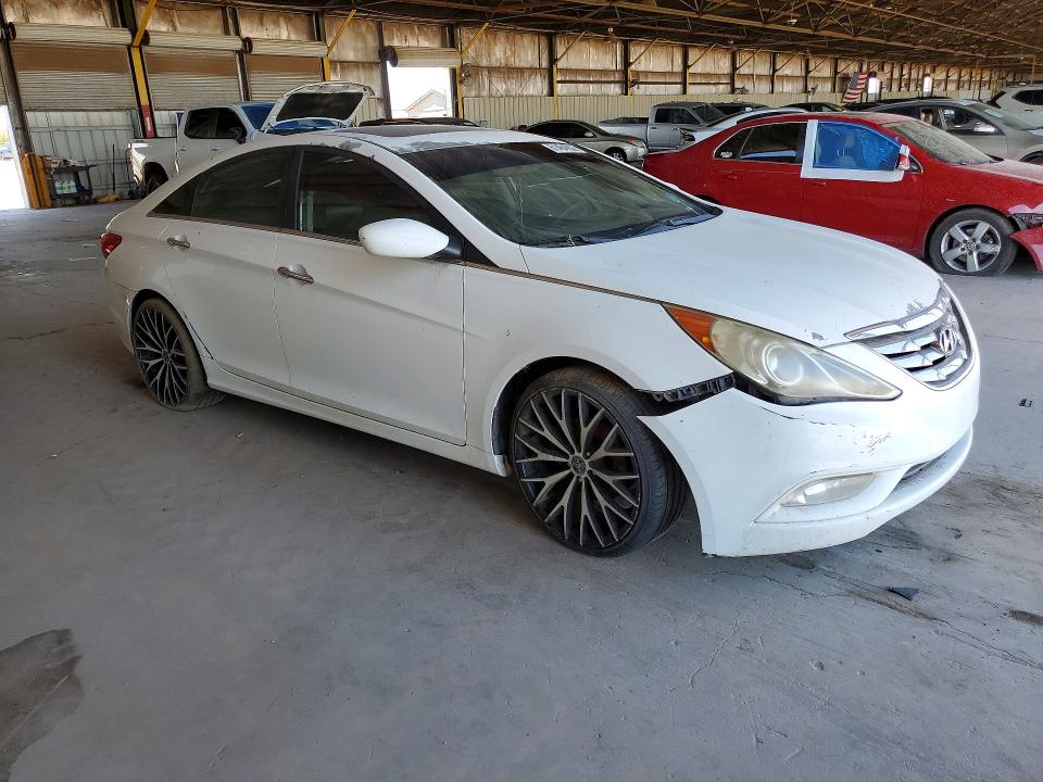 2011 Hyundai Sonata VIN 5NPEC4AC9BH243941 COPART salvage auction — FRONT END, Az - Certificate Of Title (P), sold $475 on 2026-07-27 (photo 4)