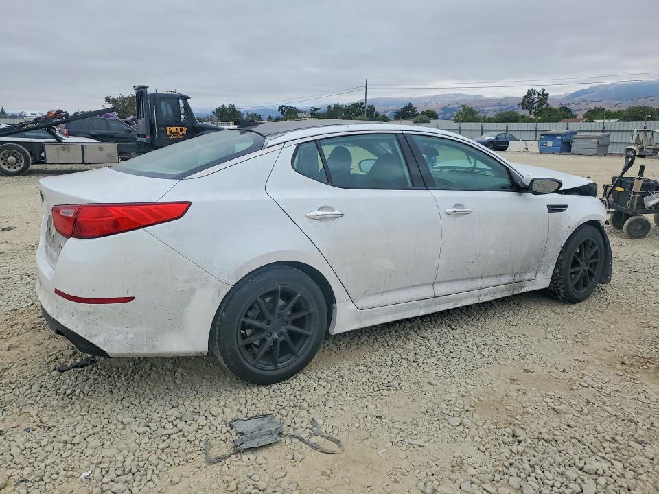 2014 Kia VIN 5XXGN4A7XEG348283 COPART salvage auction — FRONT END, Ca - Salvage Certificate, sold $250 on 2026-07-23 (photo 3)