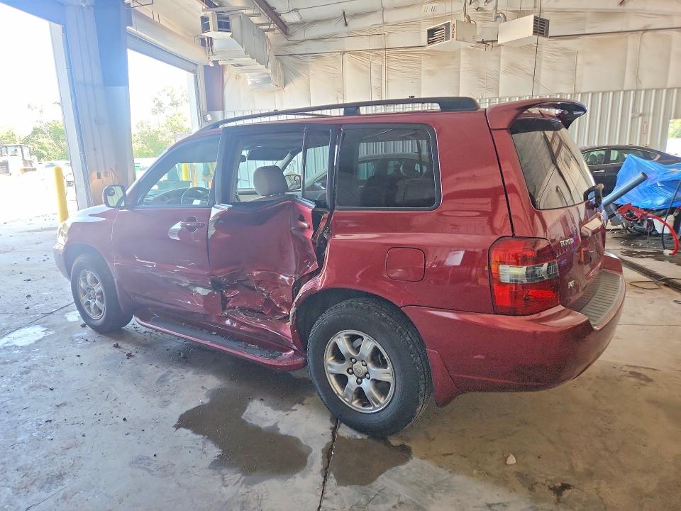 2007 Toyota Highlander VIN JTEGP21A670129010 COPART salvage auction — SIDE, Wi - Junked Vehicle Bill Of Sale, sold $525 on 2026-07-27 (photo 2)