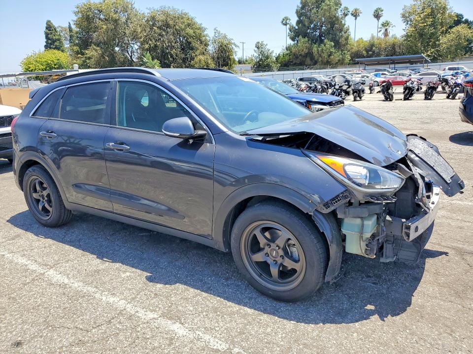 2019 Kia Niro VIN KNDCC3LC4K5250374 COPART salvage auction — FRONT END, Ca - Salvage Certificate, sold $60 on 2026-07-24 (photo 4)