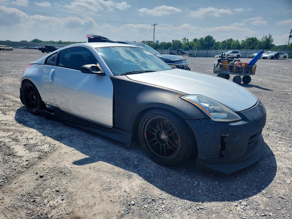 2006 Nissan 350z VIN JN1AZ34D26M301821 COPART salvage auction — SIDE, Ny - Certificate Of Title, sold $1,000 on 2026-07-27 (photo 4)