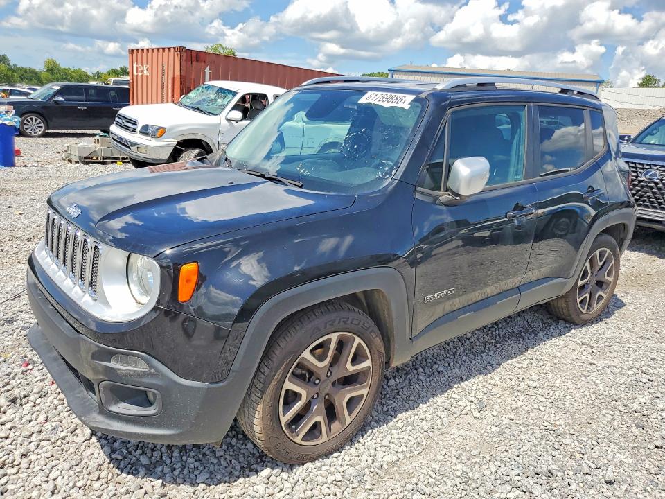 2016 Jeep Renegade VIN ZACCJADT6GPD52900 COPART salvage auction — REAR END, Al - Cert Of Title-Salvage Title, sold $1,000 on 2026-08-11 (photo 1)