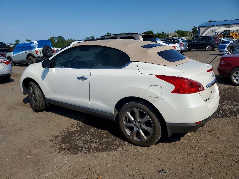 2014 Nissan Murano VIN JN8AZ1FY0EW302099 COPART salvage auction — MINOR DENT/SCRATCHES, PA - CERT OF TITLE, sold $400 on 2026-07-28 (photo 2)