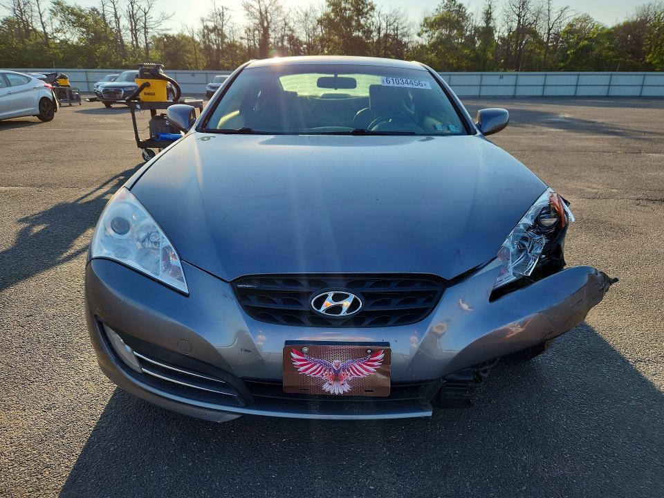 2010 Hyundai Genesis VIN KMHHU6KH3AU040348 COPART salvage auction — FRONT END, Pa - Cert Of Salv-R=Reconstructed, sold $80 on 2026-07-29 (photo 5)