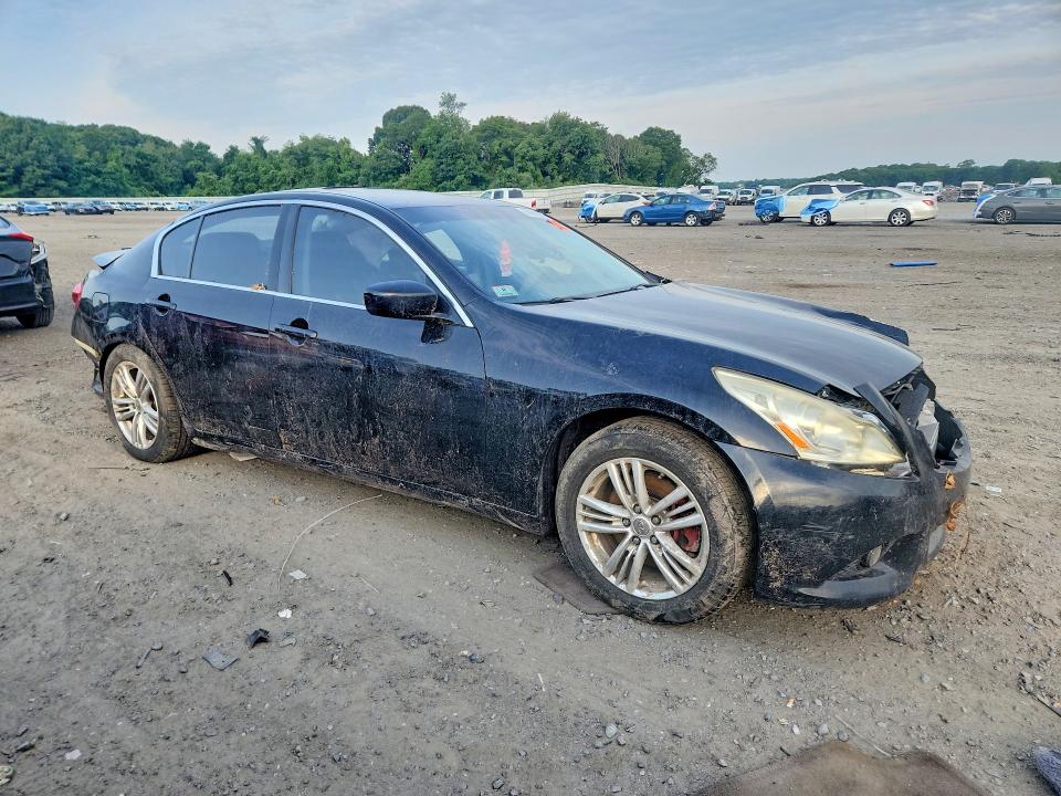 2012 Infiniti G25 VIN JN1DV6ARXCM861186 COPART salvage auction — ALL OVER, MA - CERT OF TITLE-RECONSTRCTD COLL, sold $125 on 2026-07-22 (photo 4)