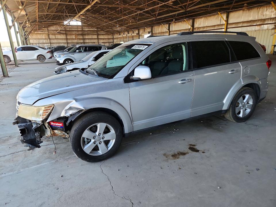 2012 Dodge Journey VIN 3C4PDCBGXCT387727 COPART salvage auction — FRONT END, Az - Certificate Of Title (P), sold $500 on 2026-07-22 (photo 1)