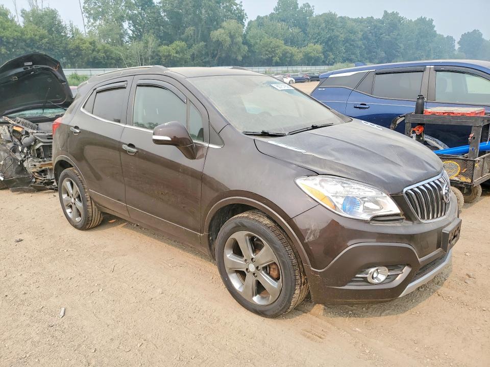 2014 Buick Encore VIN KL4CJFSB5EB541580 COPART salvage auction — FRONT END, MI - CERTIFICATE OF TITLE, sold $800 on 2026-07-29 (photo 4)