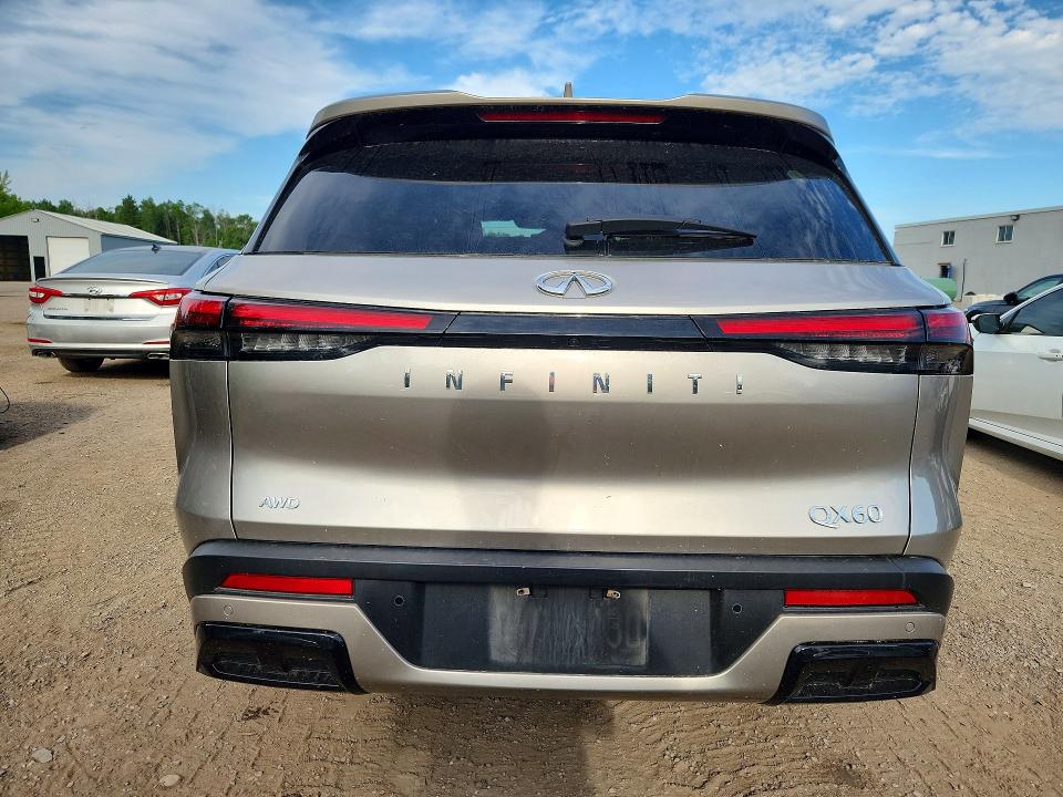 2023 Infiniti Qx60 VIN 5N1DL1FS2PC362262 COPART salvage auction — SIDE, On - Permit No Brand - Unfit, sold $7,300 on 2026-07-30 (photo 6)