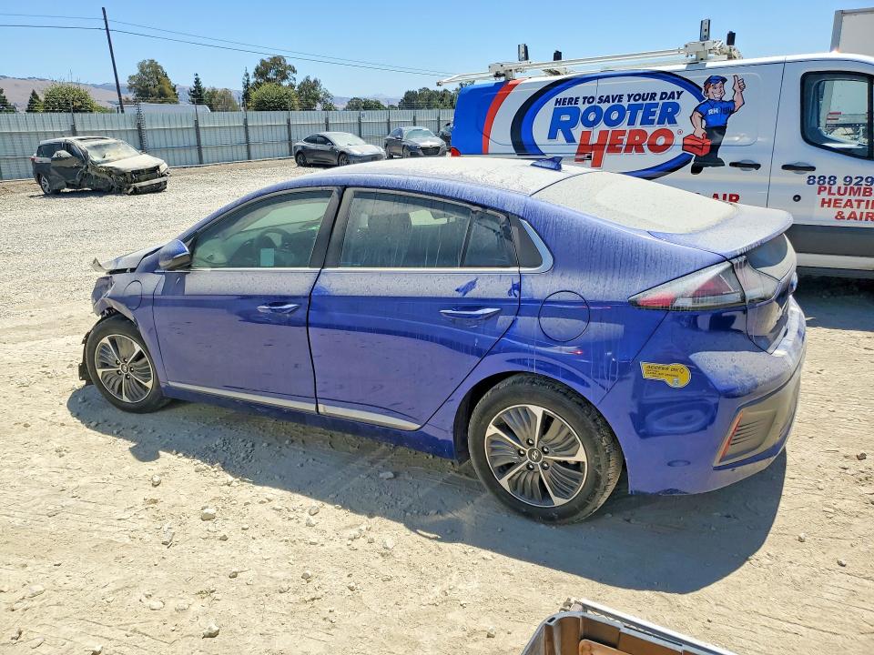 2022 Hyundai Ioniq VIN KMHC75LDXNU283281 COPART salvage auction — FRONT END, CA - DIS/DLR/EXP ONLY CLEAN TITLE, sold $60 on 2026-07-30 (photo 2)