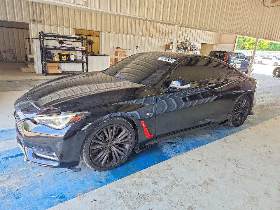 2018 Infiniti Q60 VIN JN1EV7EK1JM340099 COPART salvage auction — FRONT END, Ms - Cert Of Title-Rebuilt, sold $2,600 on 2026-07-29 (photo 1)