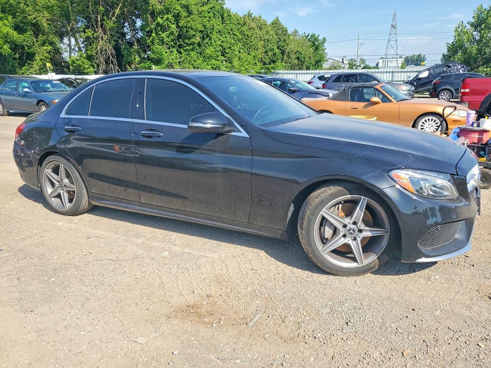 2018 Mercedes-benz C class VIN 55SWF4KB6JU273217 COPART salvage auction — FRONT END, ON - PERMIT NO BRAND - UNFIT, sold $1,400 on 2026-07-28 (photo 5)