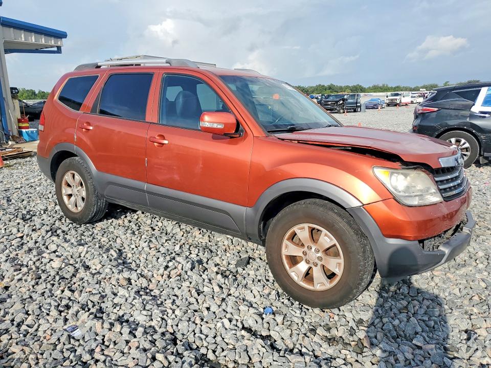 2009 Kia Mohave (borrego) VIN KNDJH741095026395 COPART salvage auction — FRONT END, Fl - Cert Of Title Slvg Rebuildable, sold $950 on 2026-07-31 (photo 4)