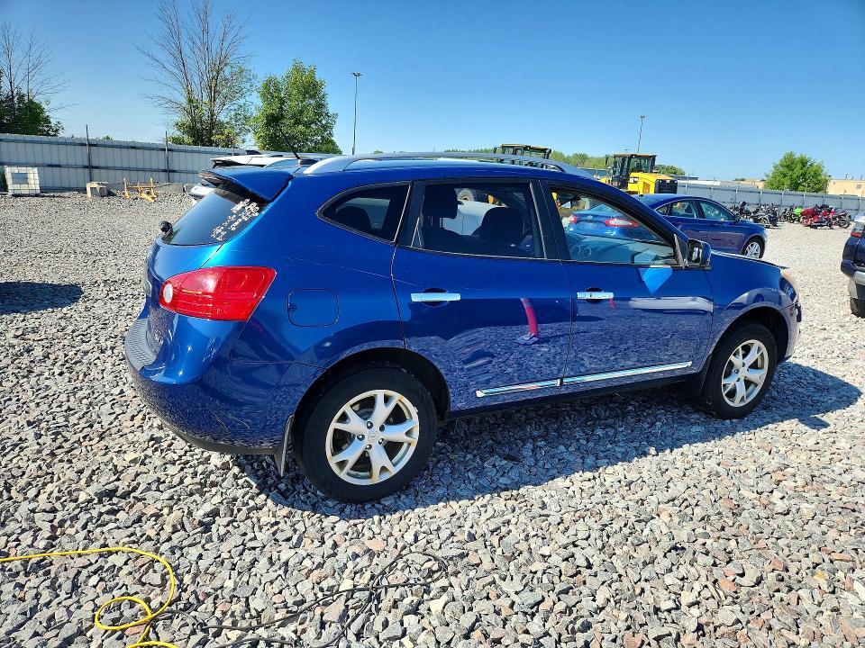 2011 Nissan Rogue sport VIN JN8AS5MV6BW288032 COPART salvage auction — FRONT END, WI - JUNKED VEHICLE BILL OF SALE, sold $250 on 2026-07-20 (photo 3)