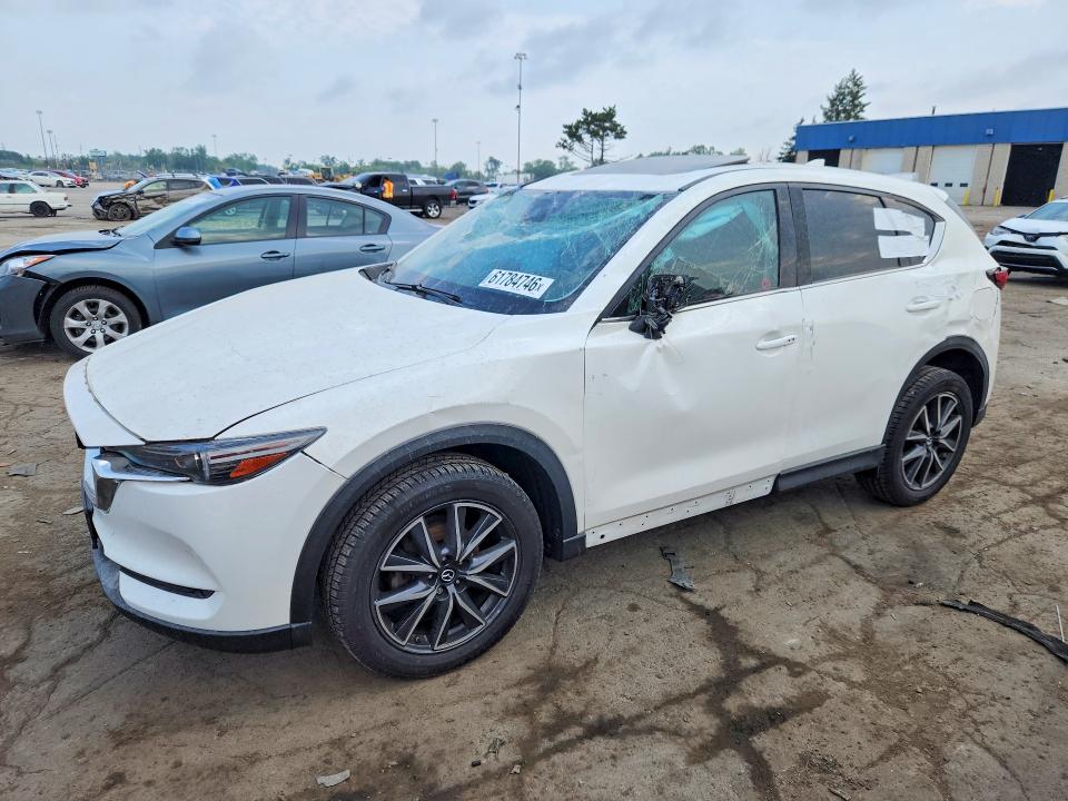 2018 Mazda Cx-5 VIN JM3KFBDM5J0317734 COPART salvage auction — SIDE, Mi - Certificate Of Title, sold $2,100 on 2026-07-28 (photo 1)