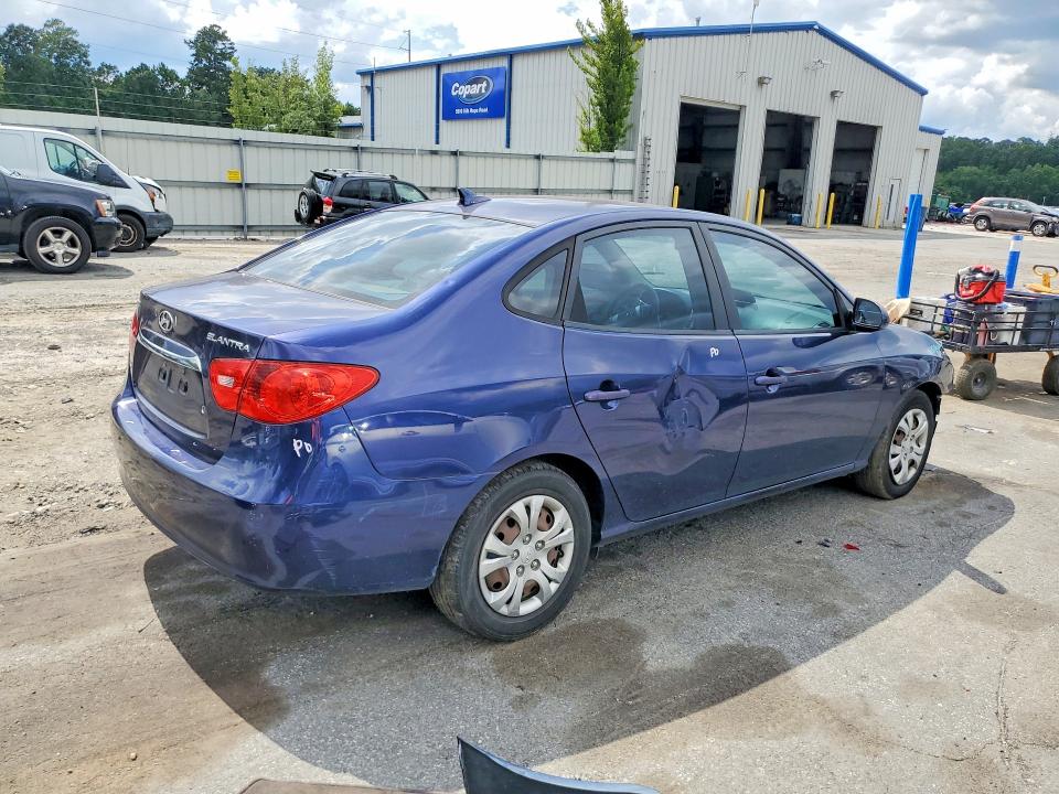 2010 Hyundai Elantra VIN KMHDU4AD1AU907862 COPART salvage auction — FRONT END, GA - CERT OF TITLE-SALVAGE (P), sold $825 on 2026-07-20 (photo 3)
