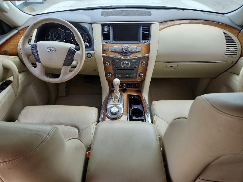 2012 Infiniti Qx56 VIN JN8AZ2NC5C9317804 COPART salvage auction — MINOR DENT/SCRATCHES, Tn - Certificate Of Title (P), sold $850 on 2026-07-27 (photo 8)
