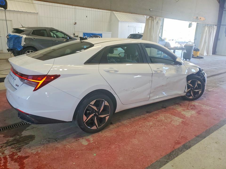 2023 Hyundai Elantra VIN KMHLN4AJ9PU090230 COPART salvage auction — SIDE, NY - MV-907A SALVAGE CERTIFICATE, sold $6,400 on 2026-07-20 (photo 3)