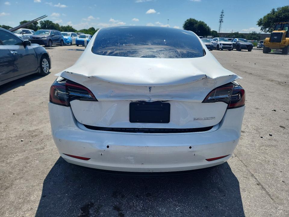 2021 Tesla Model 3 VIN 5YJ3E1ECXMF088456 COPART salvage auction — REAR END, Fl - Certificate Of Title, sold $5,100 on 2026-07-28 (photo 6)