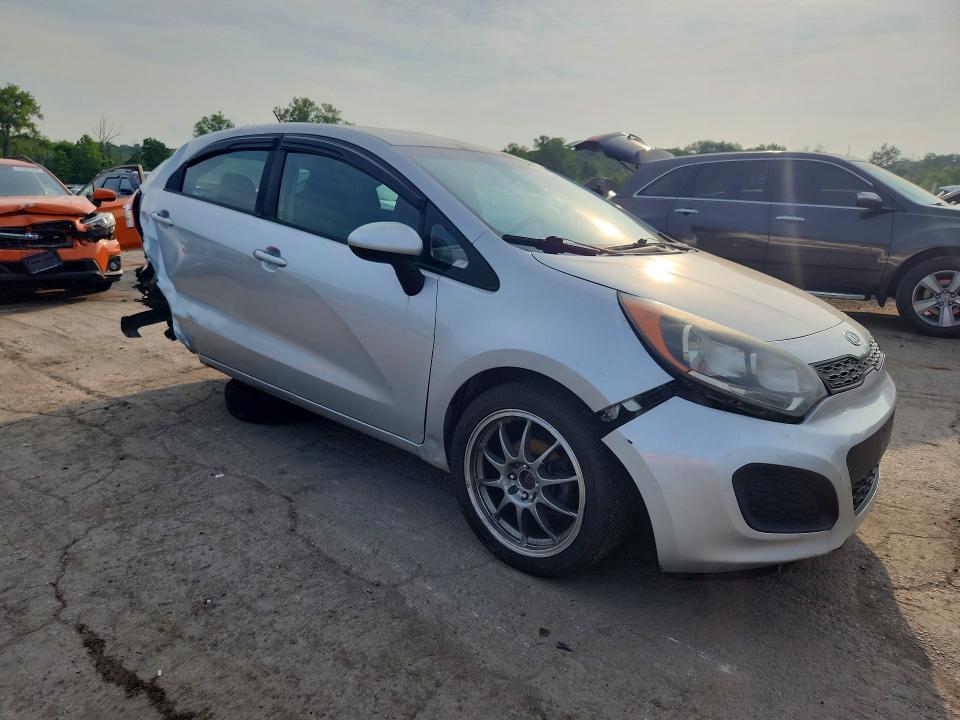 2012 Kia Rio VIN KNADM5A36C6040934 COPART salvage auction — REAR END, Ny - Mv-907A Salvage Certificate, sold $325 on 2026-07-28 (photo 4)