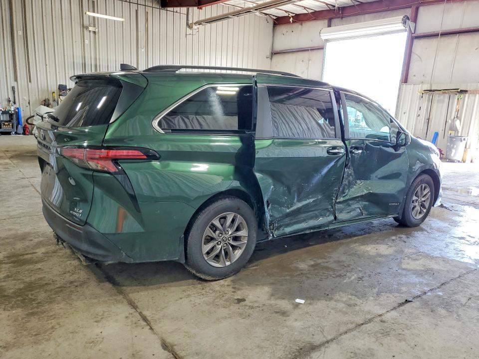 2021 Toyota Sienna VIN 5TDJSKFC3MS035484 COPART salvage auction — SIDE, Ny - Mv-907A Salvage Certificate, sold $6,600 on 2026-07-22 (photo 3)