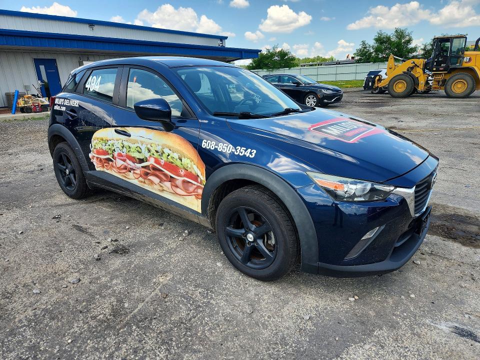 2017 Mazda Cx-3 VIN JM1DKFB74H0150536 COPART salvage auction — REAR END, Wi - Junked Vehicle Bill Of Sale, sold $2,000 on 2026-07-14 (photo 4)