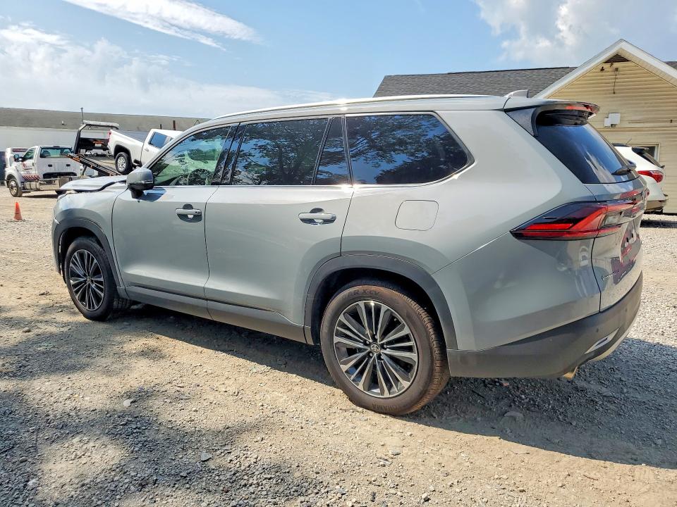 2025 Toyota Highlander VIN 5TDADAB51SS025335 COPART salvage auction — FRONT END, Oh - Cert Of Title-Salvage, sold $6,000 on 2026-07-29 (photo 2)